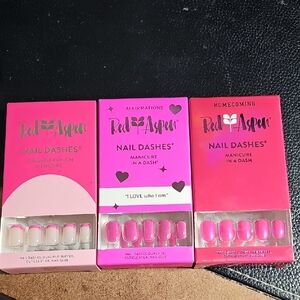 Red Aspen Nail Dashes - Pink and Red Collection